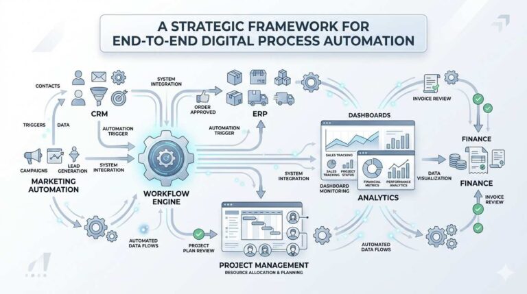 A Strategic Framework for End-to-End Digital Process Automation