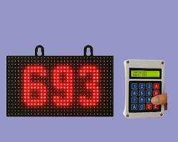 clinic token display machine