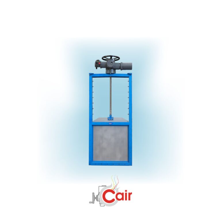 Slide Gate Valve with Electrical Actuator | Industrial Flow Control