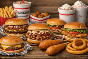 Cookout Sandwich Menu