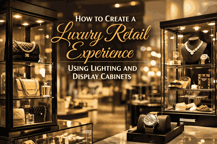 Create a Luxury Retail Experience Using Lighting and Display Cabinets