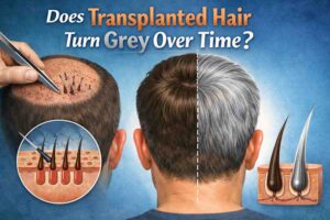 Does Transplanted Hair Turn Grey Over Time