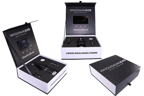 Video folder and video gift box with built-in screen playing digital memories