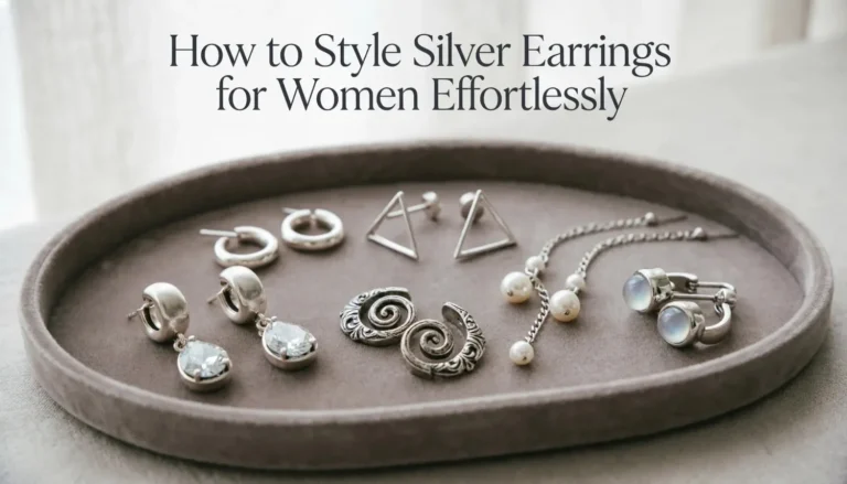 How to Style Silver Earrings for Women Effortlessly
